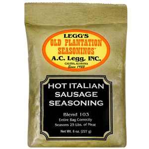 Hot Italian Sausage Season 8 oz.image