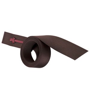 nylon latigo w/ holes brownimage