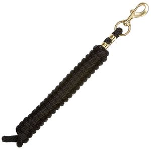 10 Poly Lead Rope with Brass Snap Blackimage