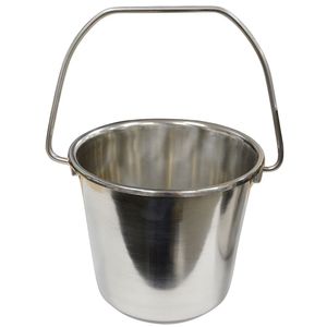 2 Liter (.57 Gallon) Stainless Steel Bucketimage