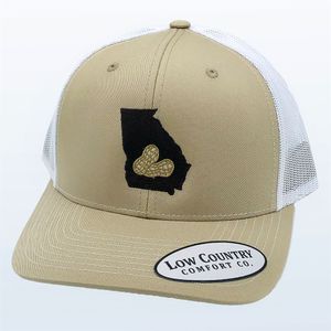 Low Country G.A. Peanut, Khaki/White Snapback Hatimage