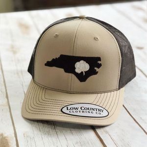 Low Country N.C. Cotton, Khaki/Brown Snapback Hatimage