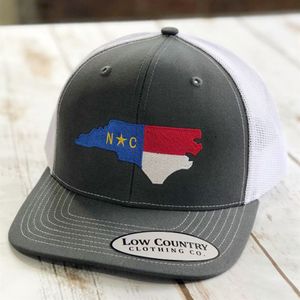 nc state flag gray/white hatimage