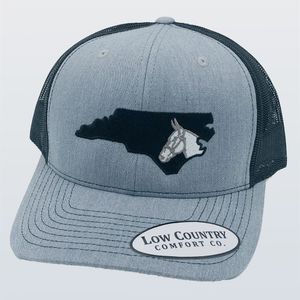 Low Country N.C. Horse, Gray/Blue Snapback Hatimage