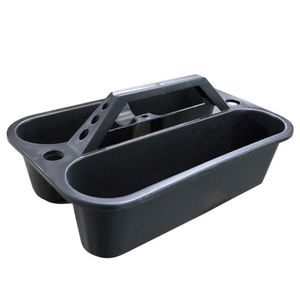 Plastic Tray Black with Handleimage