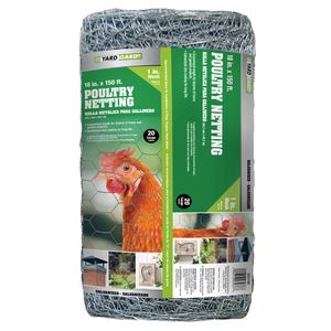 Poultry Netting, 1 In. Wire Mesh, 150 Ft. x 18 In. Rollimage
