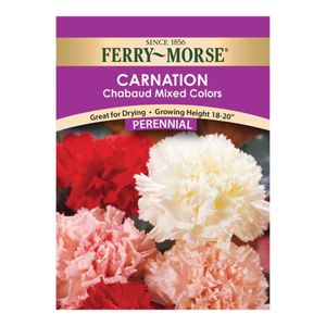 Ferry~Morse&reg; Carnation Chabaud Mixed Colors Perennial Seedsimage