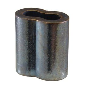 3/64 Zinc Coated Copper Wire Rope Sleeve (25 Per Bag) 5006-1.5image