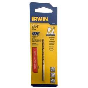 9/64 x 2 7/8 Titanium Nitride Coated High Speed Drill Bitimage