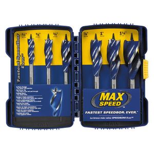 Wood Bit Set 6 Piece Irwin&reg; Speedbor&reg; MAX Speedimage
