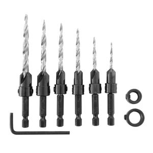 Wood Countersink Tapered Drill Set 8 Pieceimage