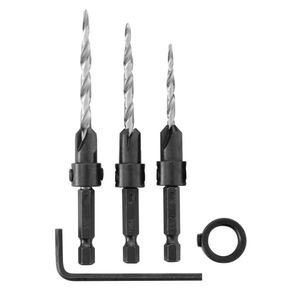 Wood Countersink Tapered Drill Set 4 Pieceimage
