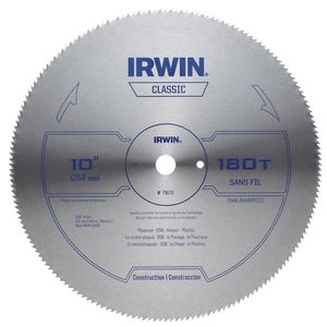 10 Table-Miter Saw Steel Blade 180 Teeth Irwin&reg;image
