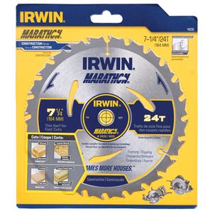 Circular Saw Blade 7 1/4 24 Teeth Irwin&reg; Marathon&reg;image