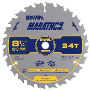 8 1/4 Table-Miter Saw Blade 24 Teeth Irwin&reg; Marathon&reg;image