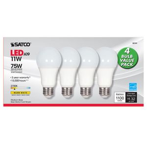 Satco A19 Led Bulb Equal To 75w-2700kimage