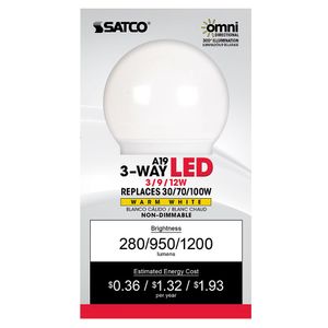 A19 Led Bulb 3-way-3000kimage