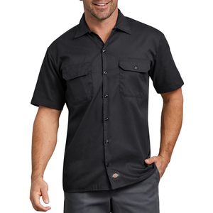 Ss Flex Twill Work Shirt Black Largeimage
