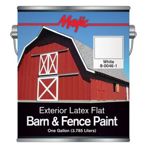 Wht Latex Barn & Fence Paint Galimage