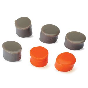 Silicon Earplugs Orange/brownimage