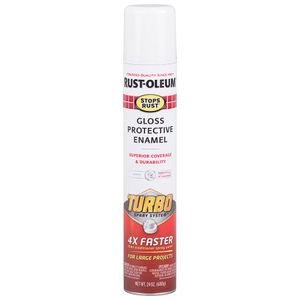 Stops Rust Turbo Spray 24 oz. Gloss Whiteimage