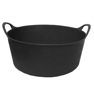 Tuff Short Flex Tub 4 Gallon Blackimage