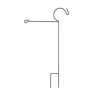 Garden Flag Post & Shepherd Hookimage