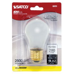 Frosted Incandescent Appliance Bulb 40Wimage
