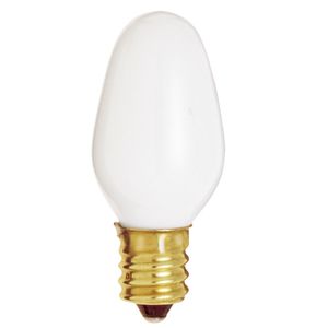 White Incandescent Night Light Bulb 7W - 4 Packimage