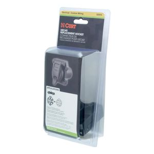 Curt Heavy-Duty Replacement OE 7-Way RV Blade Socket (Plugs into USCAR)image