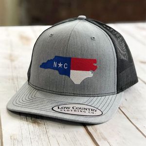 Nc State Flag Gray/black Hatimage