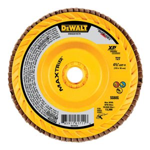 Ceramic Trimmable Flap Disc 60 Grit T27 4-1/2 x 5/8-11image