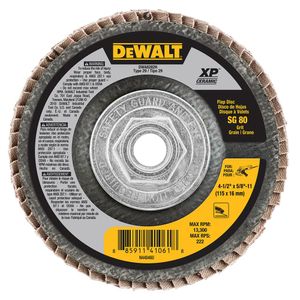 Ceramic Flap Disc Type 29 4-1/2 x 5/8-11image