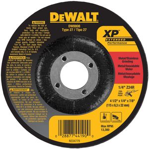 4.5 x 1/4 x 7/8 zirconia abrasiveimage