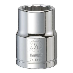 3/4 Drive 7/8 12 Point Vanadium Steel Socketimage