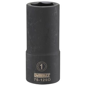 3/4 Drive 1 Black Oxide 6 Point Deep Impact Socketimage