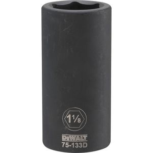 3/4 Drive 1-1/8 Black Oxide 6 Point Deep Impact Socketimage