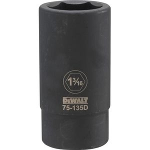 3/4 Drive 1-3/16 Black Oxide 6 Point Deep Impact Socketimage