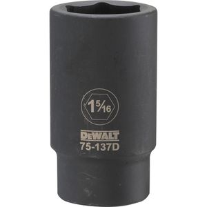 3/4 Drive 1-5/16 Black Oxide 6 Point Deep Impact Socketimage