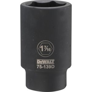 3/4 Drive 1-7/16 Black Oxide 6 Point Deep Impact Socketimage