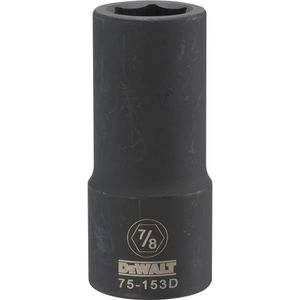 3/4 Drive 7/8 Black Oxide 6 Point Deep Impact Socketimage