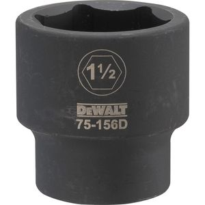 3/4 Drive 1-1/2 Black Oxide 6 Point Impact Socketimage