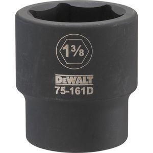 3/4 Drive 1-3/8 Black Oxide 6 Point Impact Socketimage