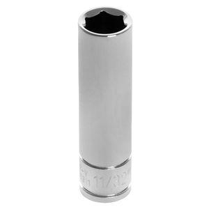 1/4 drive 11/32 6pt deep well socketimage