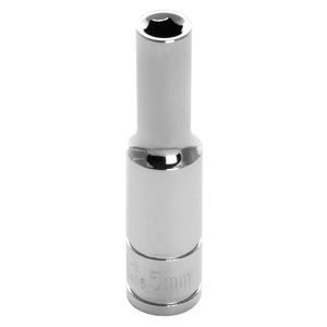1/4 drive 5mm 6pt deep well socketimage