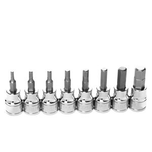 3/8 Drive 8 pc SAE Hex Bit Socket Setimage