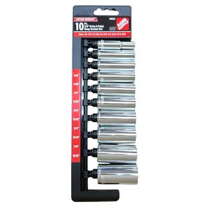 Agri Supply 10pc 3/8 drive sae deep well socket setimage