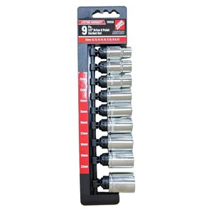 Agri Supply 9pc 1/2 drive met socket setimage