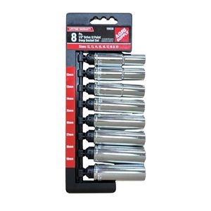 Agri Supply 8pc 1/2 drive 12pt met socket setimage