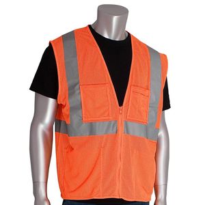 Ansi Class 2 Type R Vest Orange Largeimage